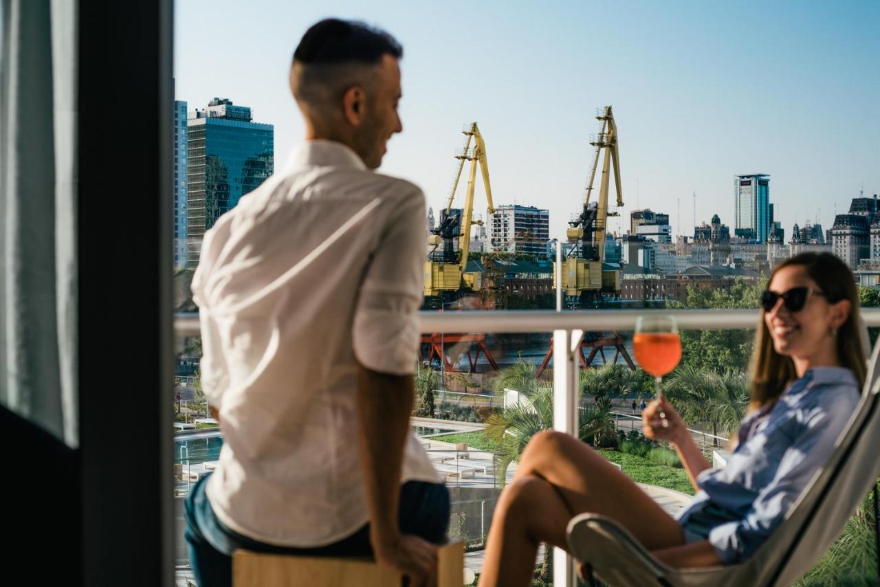 Sls Buenos Aires Puerto Madero Hotel ภายนอก รูปภาพ View from the balcony of a suite